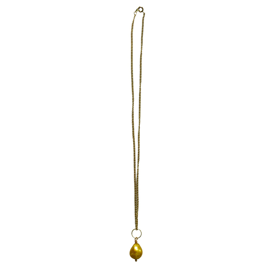 Freshwater Gold Pearl Necklace