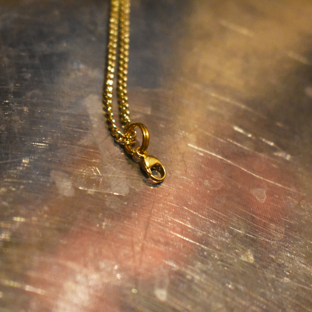 Dainty yellow gold vermeil necklace