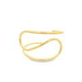 Gold Spiral Bangle