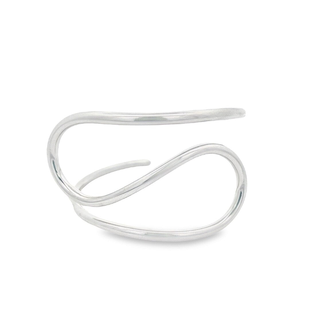 Gold Spiral Bangle