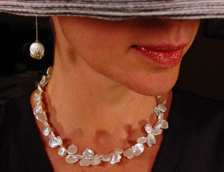 Petal Pearl Necklace.